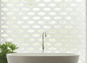 Hunter Douglas window fashions geometrical shapes