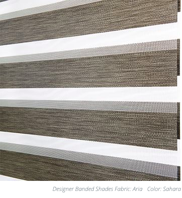 brown designer window shades 