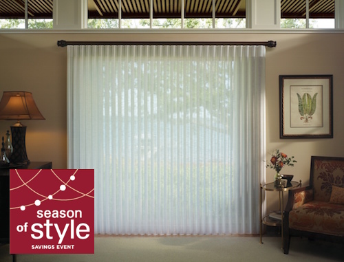 $100 rebate on Hunter Douglas blinds and sheers