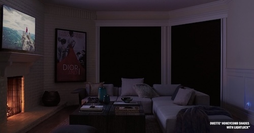Duette® Honeycomb Shades LiteLock®