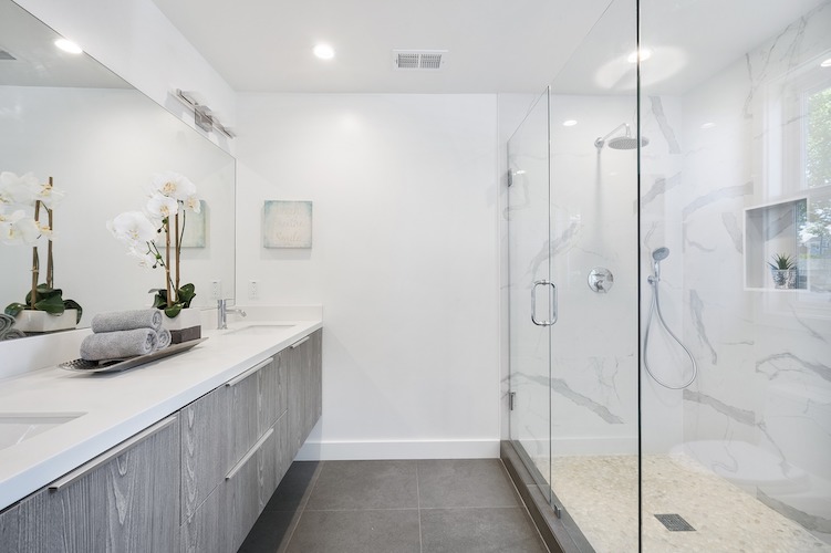 Modern bathrooms shower doors