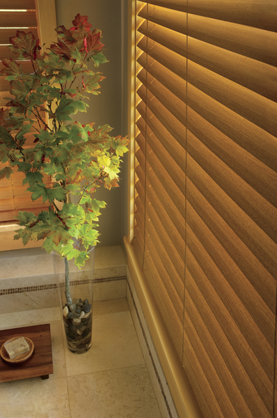 Maple Faux Wood Blinds