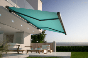 modern outdoor retractable awnings