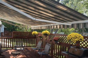 backyard retractable awnings